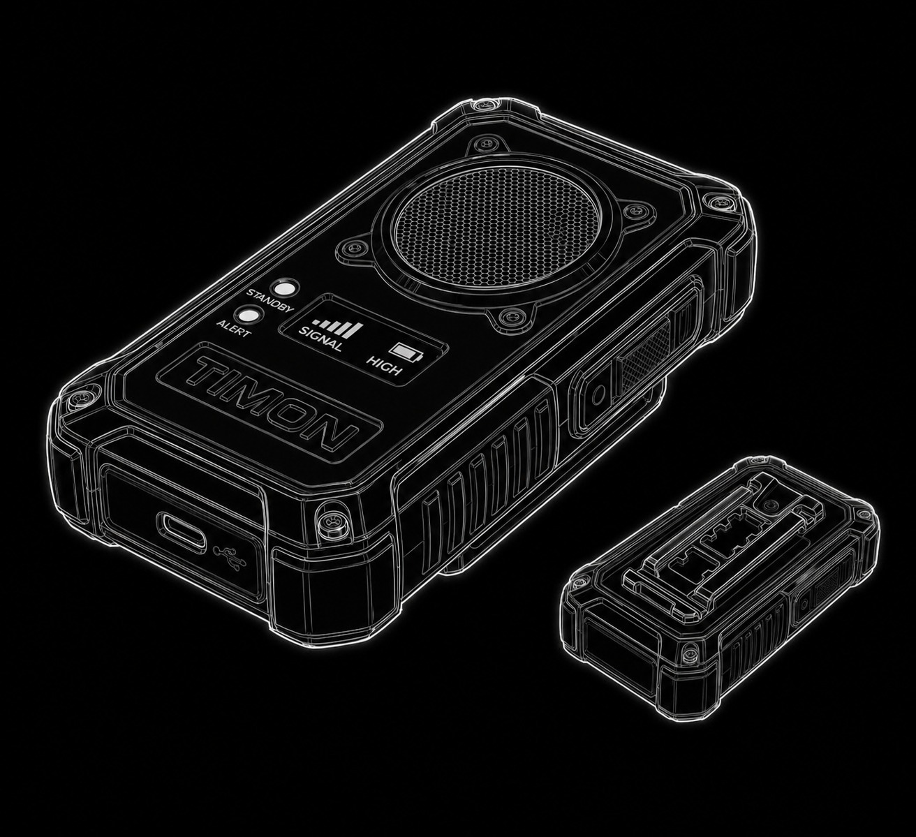 TIMON device isometric render